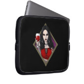 Gothic Alien Witch Laptopschutzhülle (Vorne Rechts)