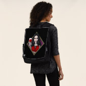 Gothic Alien Witch Rucksack (Ausgewaschen)