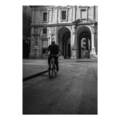 Gothic Alley Cyclist Fotodruck (Vorne)
