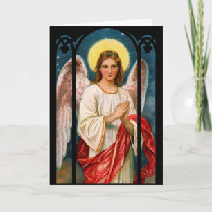 Gothic Angel Christmas Card Feiertagskarte