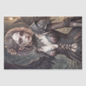 Gothic Angel: Michelle - Decoupage - Seidenpapier (Vorderseite)