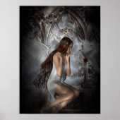 Gothic Angel und ihre Dove Vignette Poster (Vorne)
