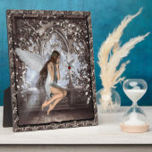Gothic Angel und ihre Taube Fotoplatte (Seite)