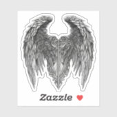 Gothic Angel Wings Wasserdicht Aufkleber (Blatt)