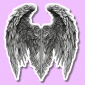 Gothic Angel Wings Wasserdicht Aufkleber