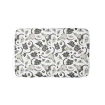 Gothic Animal Skull mit Blume Muster