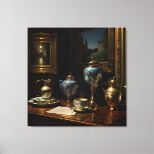 Gothic Antiques Szene Leinwanddruck