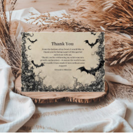 Gothic Arch Midnight Birthday Dankeskarte