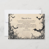 Gothic Arch Midnight Birthday Dankeskarte (Vorderseite)