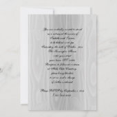 Gothic Arch Plaque Vampire Goth Wedding Einladung (Rückseite)