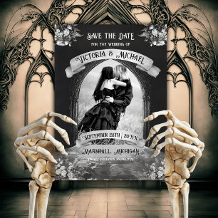Gothic Arch Save the Date Hochzeit Einladung