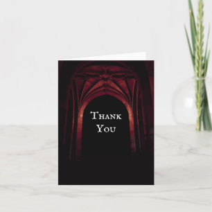 Gothic Arch Wedding Vielen Dank Ihr Hinweis Karten