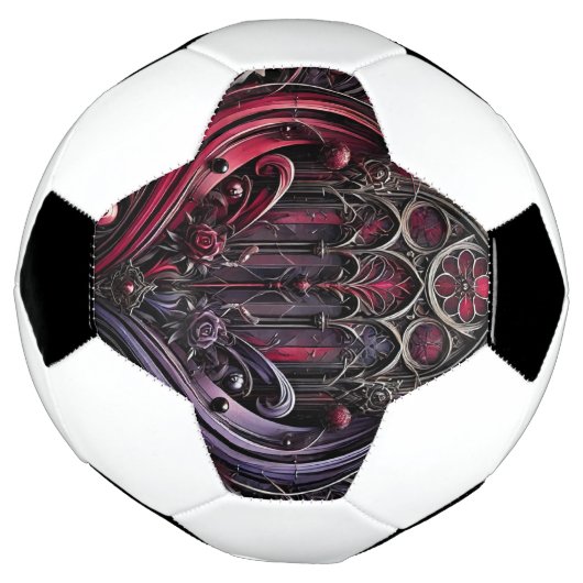 Gothic Arches Custom Soccer Ball (Gedreht)