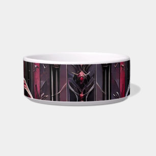 Gothic Arches Keramik Pet Bowl Napf