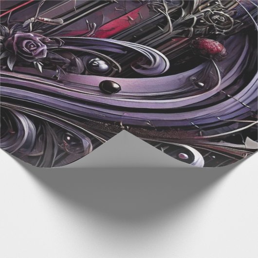 Gothic Arches Wrapping Paper Geschenkpapier (Ecke)
