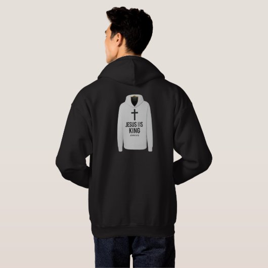 Gothic Archway Cross Zip Hoodie - Path to ST-Shirt (Schwarz voll)