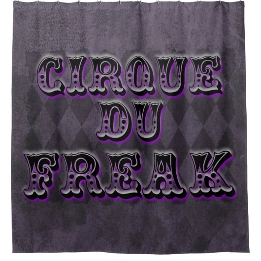 Gothic Argyle Cirque Du Freak Duschvorhang (Vorderseite)