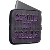 Gothic Argyle Cirque Du Freak Laptopschutzhülle (Vorne Rechts)