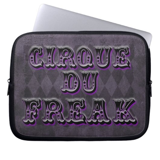 Gothic Argyle Cirque Du Freak Laptopschutzhülle (Vorderseite)