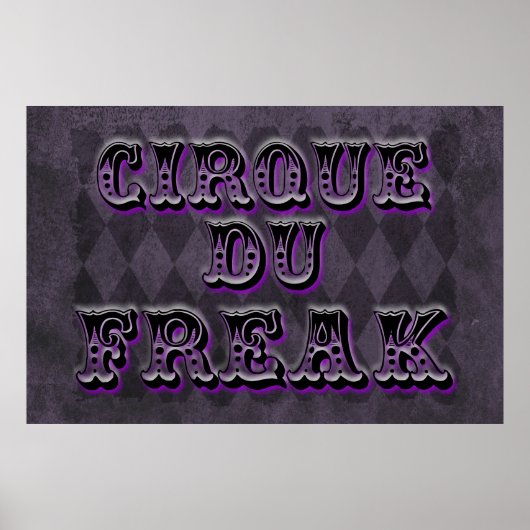 Gothic Argyle Cirque Du Freak Poster (Vorne)