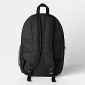 Gothic Art Black Backpack Bedruckter Rucksack (Rückseite)
