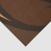 Gothic Art Deco Girl and Crescent Moon Decoupage Seidenpapier (Ausschnitt)