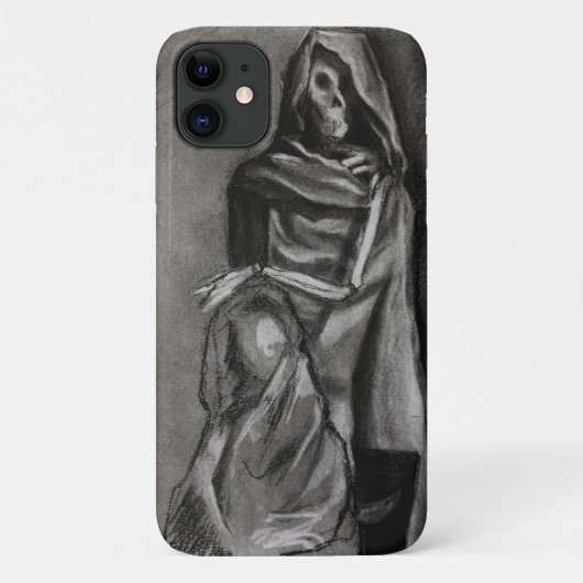 Gothic Art Skeleton IPhone Case (Rückseite)