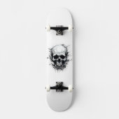 Gothic Art Skull Skeleton Design Skateboard (Vorderseite)