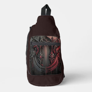 Gothic Art Sling Backpack Crossbody Bag