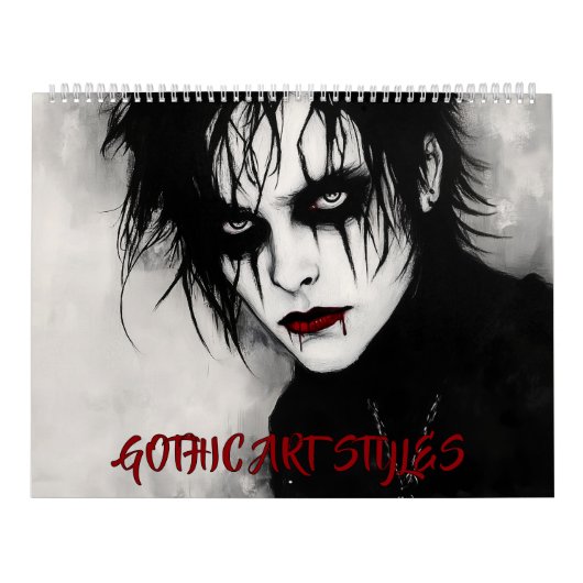 Gothic Art Styles Kalender (Titelbild)