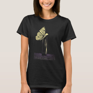 Gothic Ästhetik Grunge abgenutzt Schmetterling Gei T-Shirt