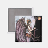 Gothic Autumn Fairy Magnet (Vorderseite/Rückseite)