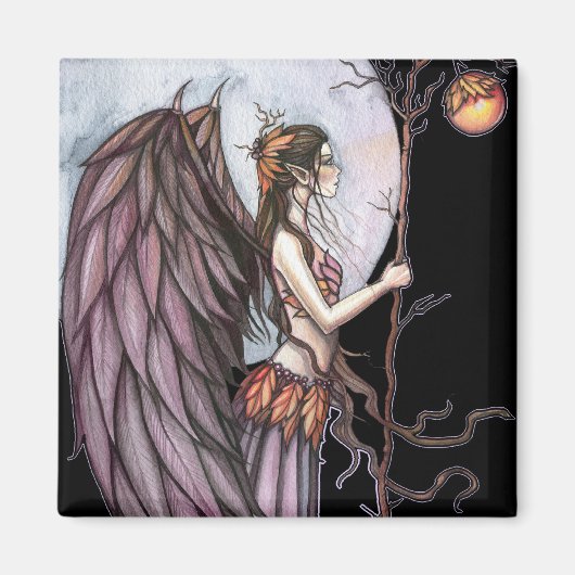 Gothic Autumn Fairy Magnet (Vorne)