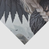 Gothic Baby Angel: Astrid - Decoupage - Seidenpapier (Detail)