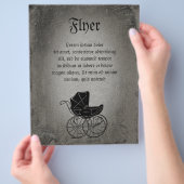 Gothic Baby Carriage Flyer (Hand)