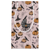 Gothic Baby Carriage Halloween Pink Kleine Geschenktüte (Vorderseite)