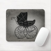 Gothic Baby Carriage Mousepad (Mit Mouse)