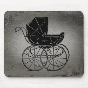 Gothic Baby Carriage Mousepad