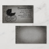 Gothic Baby Carriage Visitenkarte (Vorne/Hinten)