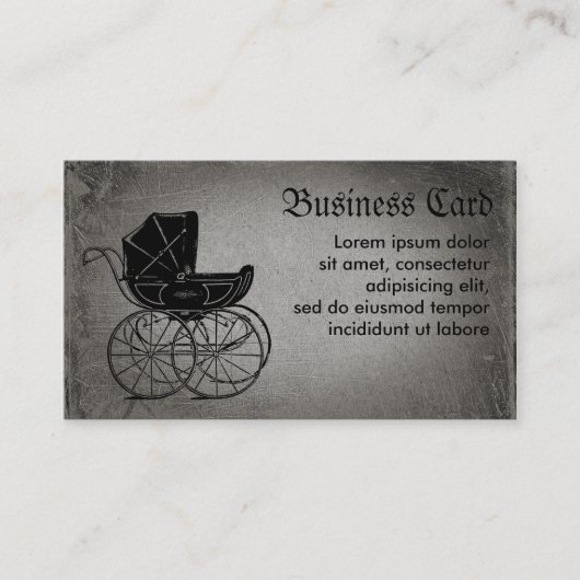 Gothic Baby Carriage Visitenkarte (Vorderseite)