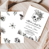 Gothic Baby Shower Einladung