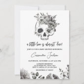 Gothic Baby Shower Einladung (Vorderseite)