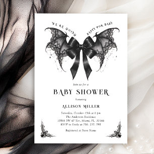 Gothic-Baby-Shower-Einladung Einladung