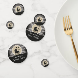 Gothic Baby Shower Halloween Carriage Konfetti