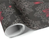 Gothic Baroque Wrapping Paper Geschenkpapier (Rolleneckpunkt)