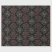 Gothic Baroque Wrapping Paper Geschenkpapier (Flach)