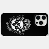 Gothic Bat and Salem Hexenhaus Case-Mate iPhone Hülle (Rückseite (Horizontal))