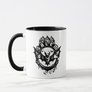 Gothic Bat and Salem Hexenhaus Tasse
