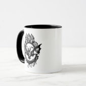 Gothic Bat and Salem Hexenhaus Tasse (Vorderseite Links)