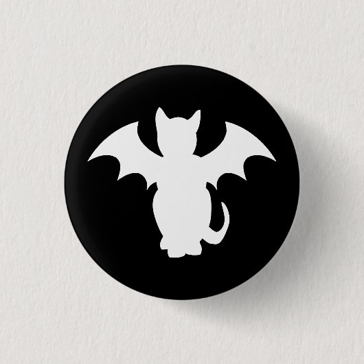 GOTHIC BAT CAT-BUTTON BUTTON (Vorderseite)